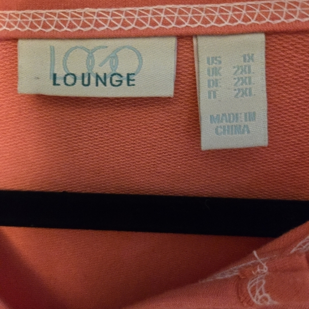 Logo Lounge Coral Top Tunic - Picture 2 of 4